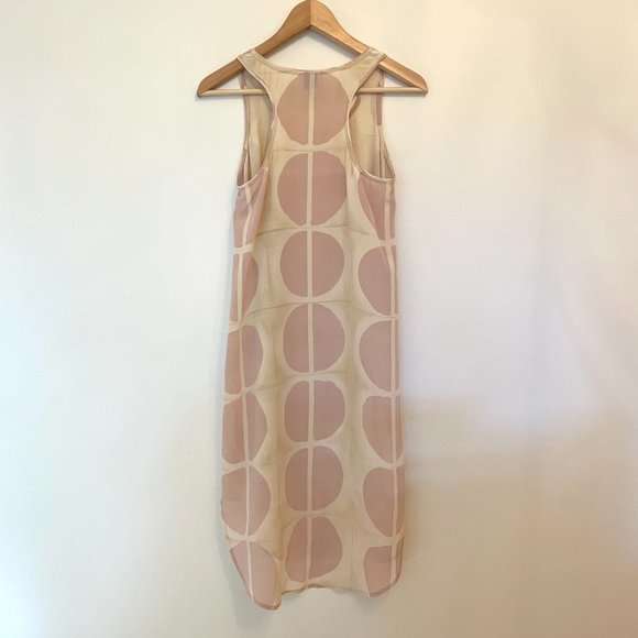 Silk Racerback Mod Print Dress - Picture 3 of 3
